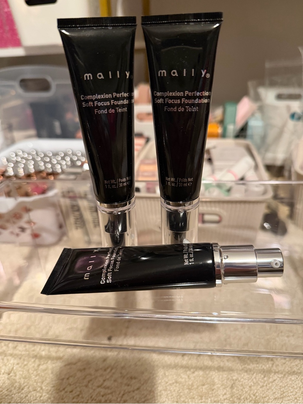Mally Beauty Complexion Perfection Soft Focus Foundation - Light-3pc